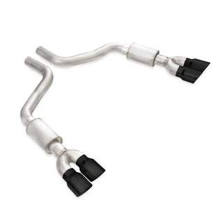 Stainless Works Legend Axleback Exhaust Black Tips (REAR): Dodge Challenger 2015-2023 5.7/6.4L