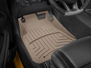 WeatherTech FloorLiner HP Front Floor Mat: Fits Most Dodge Challenger Models (2015-2023) - Tan