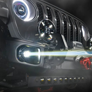 ORACLE Lighting 15W Off-Road Laser Fog Lights: Jeep Wrangler / Gladiator (2018-2026)