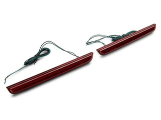 Raxiom Axial Series LED Rear Bumper Reflector Lamps: Fits Most Dodge Challenger Models (2015-2023)