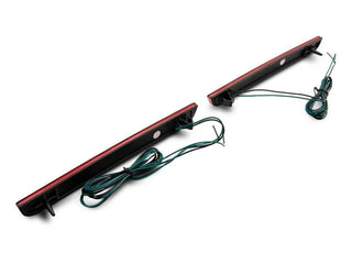 Raxiom Axial Series LED Rear Bumper Reflector Lamps: Fits Most Dodge Challenger Models (2015-2023)