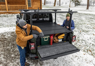 BAK BAKFlip MX4 TS Hard Folding Truck Bed Cover: Jeep Wrangler / Gladiator (18-26)