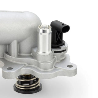Mishimoto Low-Temp Thermostat w/ Aluminum Housing: Jeep Wrangler / Gladiator (2018-2026) - 82C