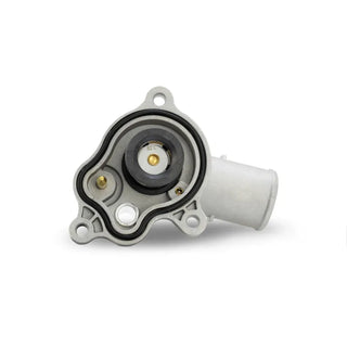 Mishimoto Low-Temp Thermostat w/ Aluminum Housing: Jeep Wrangler / Gladiator (2018-2026) - 82C