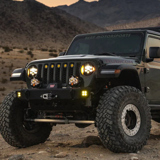 Baja Designs LP6 LED Headlight Kit: Jeep Wrangler JL / Gladiator JT (2018-2026) - Clear/White