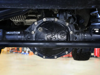 aFe POWER HD ¼” Cast Iron Front Diff Cover (FRONT): Jeep Wrangler / Gladiator (18-26) - Black