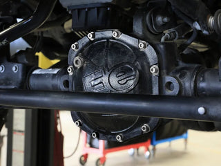 aFe POWER HD ¼” Cast Iron Front Diff Cover (FRONT): Jeep Wrangler / Gladiator (18-26) - Black