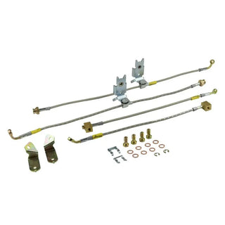 Goodridge SS Brake Line Set Vented Rear Rotors (F&R): Fits Challenger / Charger / Magnum / 300 2005-2012