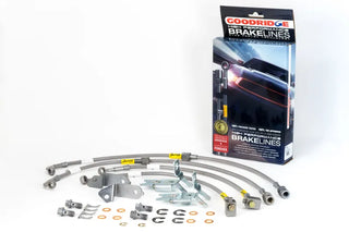Goodridge SS Brake Line Set Vented Rear Rotors (F&R): Fits Challenger / Charger / Magnum / 300 2005-2012