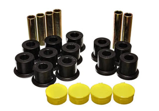Energy Suspension Perf Poly Rear Leaf Spring Bushing Set: Dodge Durango (98-03) - Black