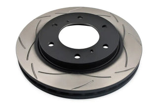 DBA T2 Slotted 4x4 Survival Series Front Rotor: Dodge Challenger (08-14)