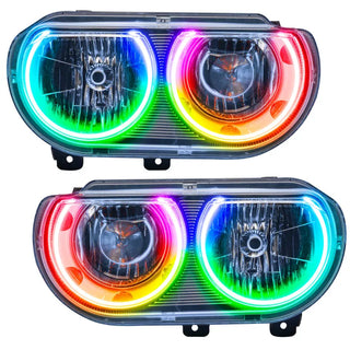 ORACLE Lighting ColorSHIFT SMD Halo Headlights (FRONT): Dodge Challenger (08-14) w/o Controller