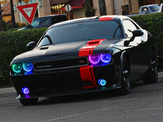 ORACLE Lighting ColorSHIFT LED Waterproof Halo Kit: Dodge Challenger (2008-2014) w/o Controller