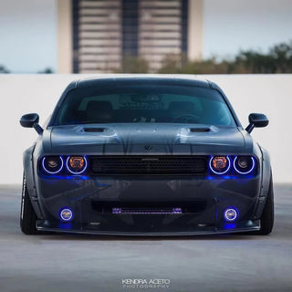 ORACLE Lighting Dynamic ColorSHIFT Head & Fog Halo Kit (COMBO): Dodge Challenger (08-14)