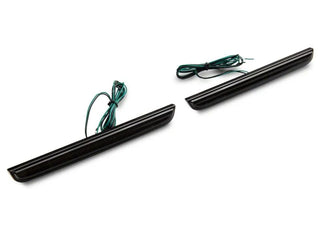 Raxiom Axial Series Smoked LED Rear Bumper Reflector Lamps: Dodge Challenger (15-23)