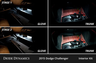 Diode Dynamics Interior LED Kit Stage 2: Dodge Challenger (2015-2023) - Cool White