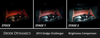 Diode Dynamics Interior LED Kit Stage 2: Dodge Challenger (2015-2023) - Cool White