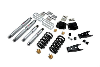 Belltech Lowering Kit 3" F 4" R drop With SP Shocks: Dodge Ram 3500 (V10 & Diesel) 1994 - 2002