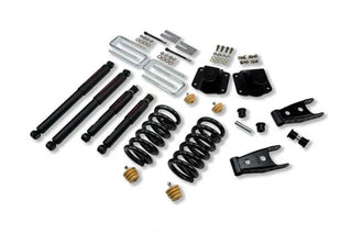 Belltech Lowering Kit 3" F 4" R drop With ND Shocks: Dodge Ram 3500 (V10 & Diesel) 1994 - 2002