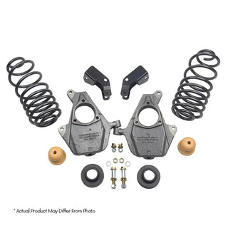 Belltech Lowering Kit 3" F 4" R drop W/O Shocks: Dodge Ram 3500 (V10 & Diesel) 1994 - 2002