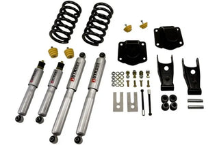 Belltech Lowering Kit 3" F 4" R drop With SP Shocks: Dodge Ram 2500 (V10 & Diesel) 1994 - 2002