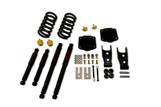 Belltech Lowering Kit 3" F 4" R drop With ND Shocks: Dodge Ram 2500 (V10 & Diesel) 1994 - 2002