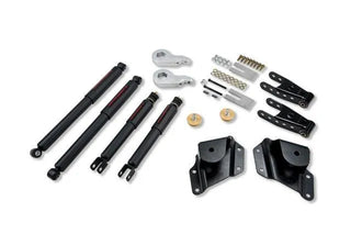 Belltech Lowering Kit 3" F 4" R drop With ND Shocks: Dodge Ram 2500 (V10 & Diesel) 1994 - 2002
