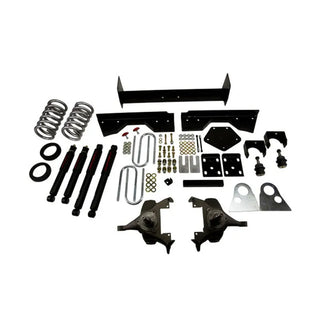 Belltech Lowering Kit 4" Or 5" F 6" R drop With ND Shocks: Dodge Ram V8 (Extended Cab Auto Trans) 1994 - 1999