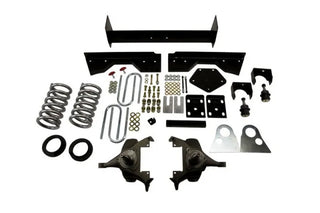 Belltech Lowering Kit 4" Or 5" F 6" R drop W/O Shocks: Dodge Ram V8 (Extended Cab Auto Trans) 1994 - 1999