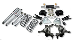 Belltech Lowering Kit 3" F 4" R drop With SP Shocks: Dodge Ram V8 (Extended Cab Auto Trans) 1994 - 1999