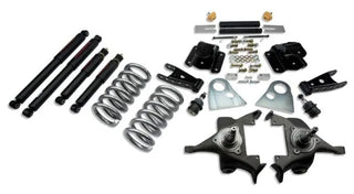 Belltech Lowering Kit 3" F 4" R drop With ND Shocks: Dodge Ram V8 (Extended Cab Auto Trans) 1994 - 1999