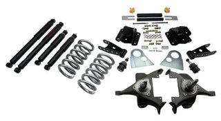 Belltech Lowering Kit 3" F 4" R drop With ND Shocks: Dodge Ram V8 (Extended Cab Auto Trans) 1994 - 1999