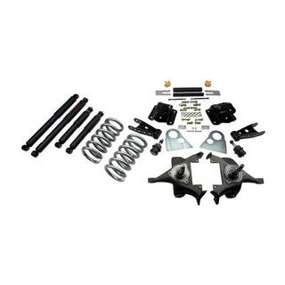 Belltech Lowering Kit 3" F 4" R drop With ND Shocks: Dodge Ram V8 (Extended Cab Auto Trans) 1994 - 1999