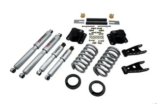 Belltech Lowering Kit 2" Or 3" F 4" R drop With SP Shocks: Dodge Ram V8 (Extended Cab Auto Trans) 1994 - 1999
