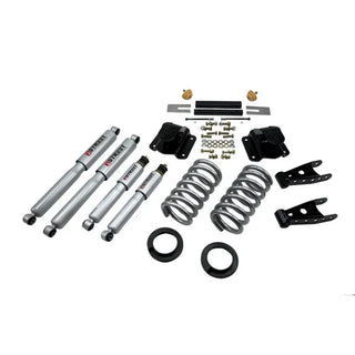 Belltech Lowering Kit 2" Or 3" F 4" R drop With SP Shocks: Dodge Ram V8 (Extended Cab Auto Trans) 1994 - 1999