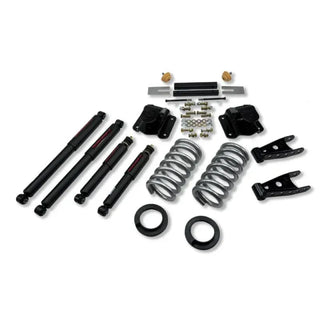 Belltech Lowering Kit 2" Or 3" F 4" R drop With ND Shocks: Dodge Ram V8 (Extended Cab Auto Trans) 1994 - 1999