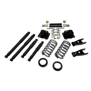 Belltech Lowering Kit 2" Or 3" F 4" R drop With ND Shocks: Dodge Ram V8 (Extended Cab Auto Trans) 1994 - 1999