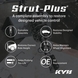 KYB Strut-Plus Assembly (FRONT RIGHT): Fits Most Dodge Durango Models (2011-2026)