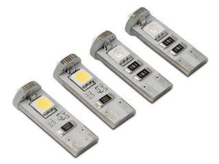 Raxiom Axial Series Clear Side Marker Lamps: Dodge Challenger 2008-2014 w/ Red and White LED Bulbs