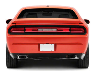 Raxiom LED Tail Lights Chrome Housing Red/Clear Lens: Dodge Challenger 2008-2014