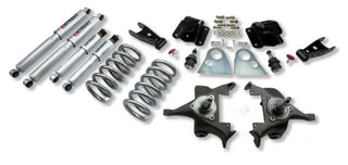 Belltech Lowering Kit 3" F 4" R drop With SP Shocks: Dodge Ram V8 (Regular Cab Auto Trans) 1994 - 1999