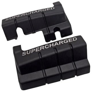 Edelbrock Aluminum Coil Covers (F&R): Fits Gen 3 Hemi 5.7L / 6.1L 2005-2010 w/ Edelbrock Supercharger