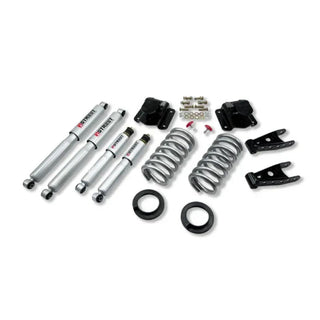 Belltech Lowering Kit 2" or 3" F 4" R drop With SP Shocks: Dodge Ram V8 (Regular Cab Auto Trans) 1994 - 1999