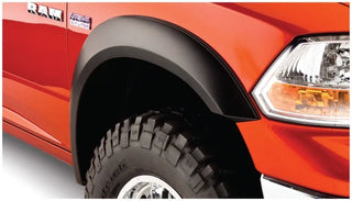 Bushwacker Extend-A-Fender Style Fender Flares 4pc (REAR): Dodge Ram 1500 (2009-2018) - Black