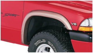 Bushwacker Extend-A-Fender Style Fender Flares 4pc: Dodge Dakota 1997-2004 - Black