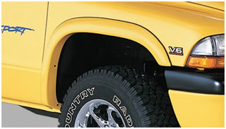 Bushwacker Extend-A-Fender Style Fender Flares 4pc: Dodge Dakota 1997-2004 - Black