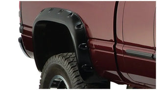 Bushwacker Pocket Style Fender Flares 2pc (REAR): Fits Dodge Ram 1500/2500/3500 (02-09) - Black