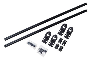 Dee Zee Universal Hex Series Cross Rails: Fits Most Dodge / Ram Models (1994-2022) - Textured Black