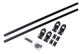 Dee Zee Universal Hex Series Cross Rails: Fits Most Dodge / Ram Models (1994-2022) - Textured Black
