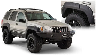 Bushwacker Cutout Style Fender Flares 2pc (REAR): Jeep Grand Cherokee 1999-2004 - Black